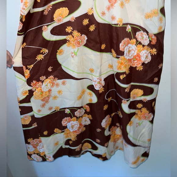 Vintage Penny’s Hawaiian Maxi Long Dress Sleeveless Tank Floral Women’s Small - Picture 4 of 11